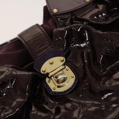 Louis Vuitton Surya Tote bag Mahina Patent Leather, PURPLE, CANVAS, Tote bag