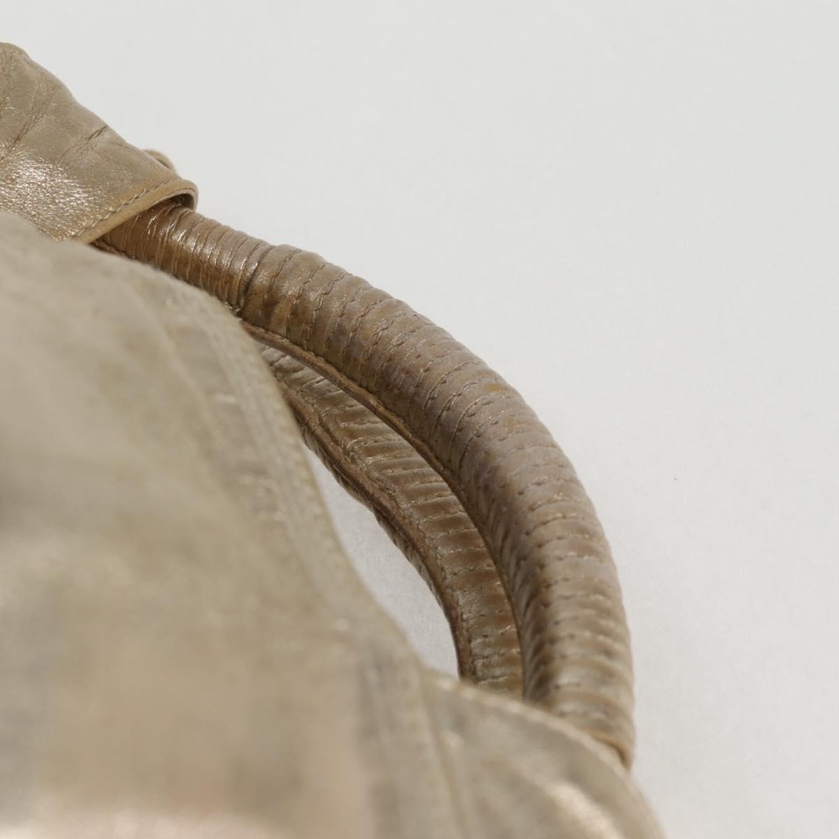 Loewe Anagram Logo Nappa Aire Hand Bag Leather, GOLD, LEATHER, Handbag