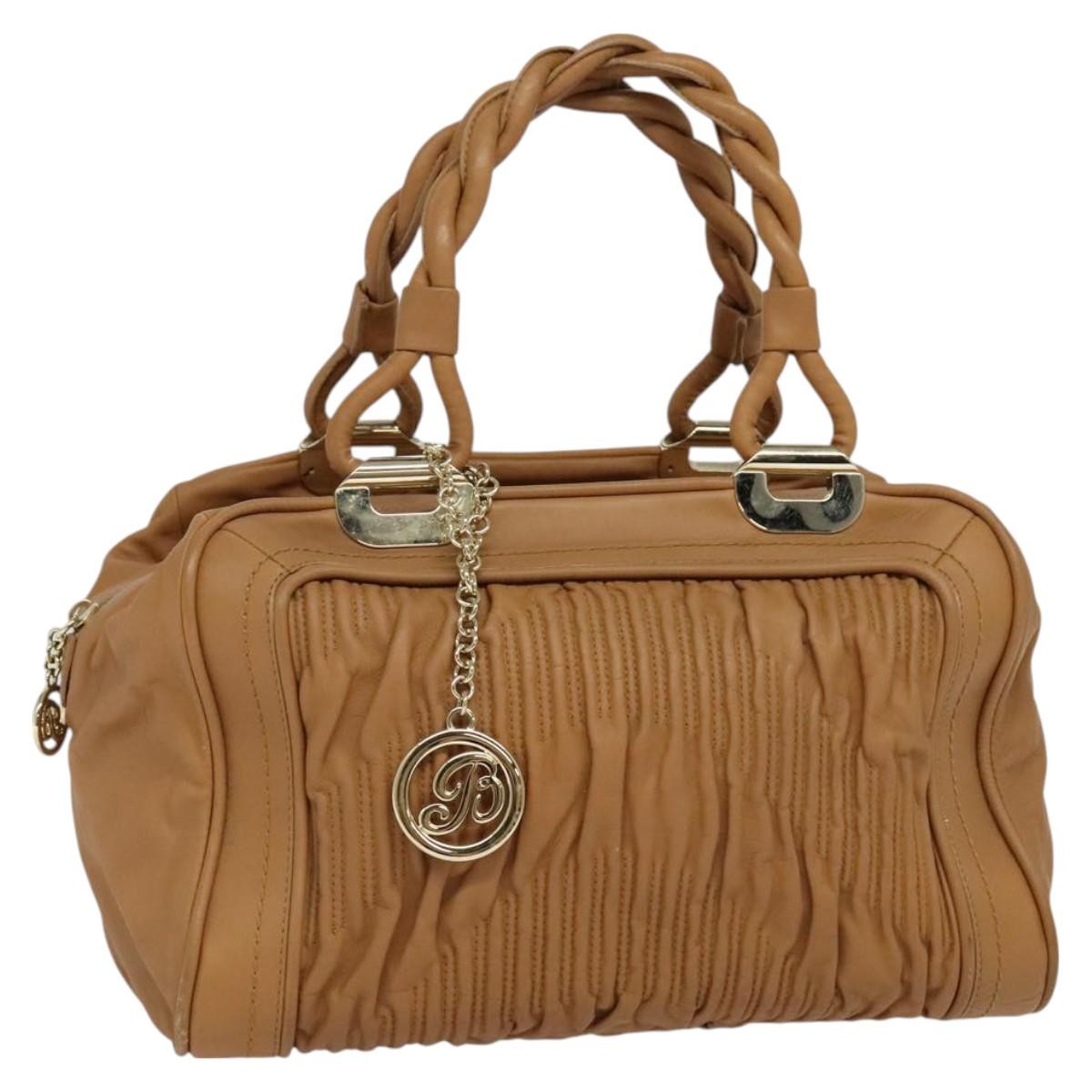 Bally Handbag Leather, BROWN, LEATHER, Handbag