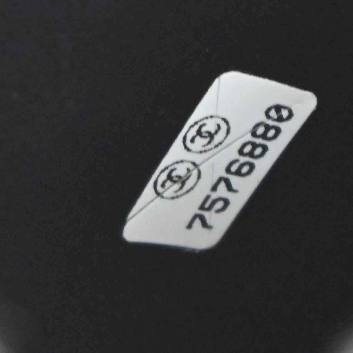 Chanel Vanity pouch Leather, BLACK, LEATHER, Toiletry Case