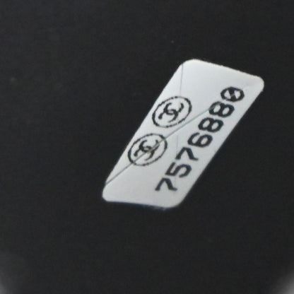 Chanel Vanity pouch Leather, BLACK, LEATHER, Toiletry Case