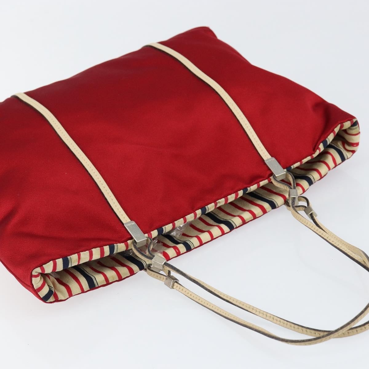 Prada Vintage Handbag Satin, RED, SATIN, Handbag