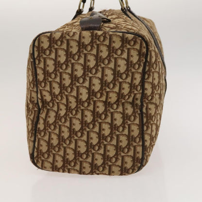 Christian Dior Vintage Trotter Boston Bag Diorissimo Canvas, BROWN, CANVAS, Handbag