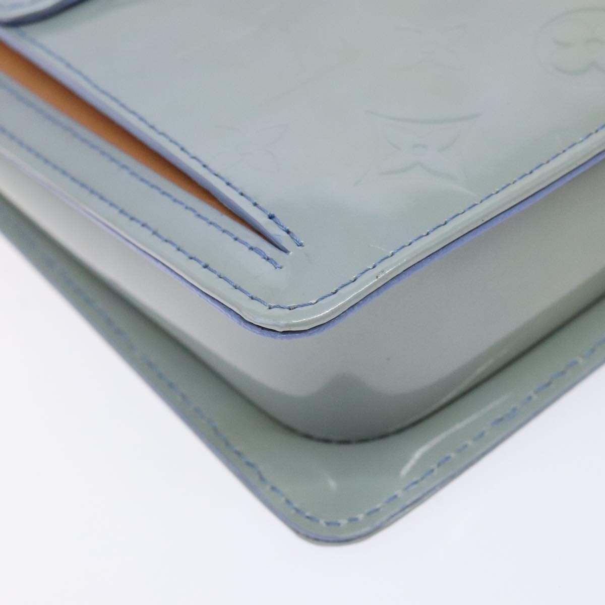 Louis Vuitton Mott Handbag Monogram Vernis, GRAY, PATENT_LEATHER, Handbag