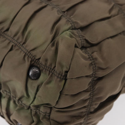 Prada Gaufre Convertible Hobo Tessuto, GRAY, NYLON, Shoulder bag