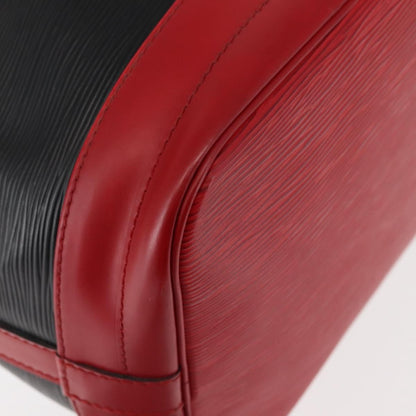 Louis Vuitton Bicolor Noe Handbag Epi Leather, BLACK, LEATHER, Handbag