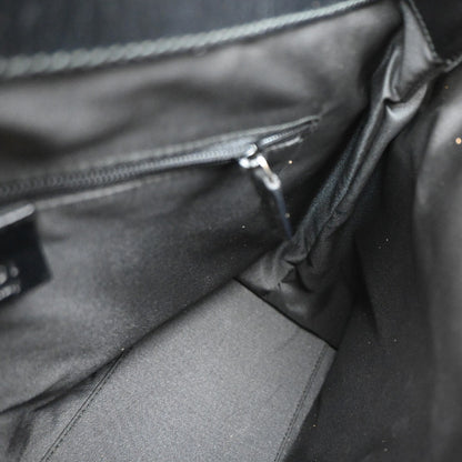 Gucci Double Pocket Tote GG Canvas, BLACK, CANVAS, Tote bag