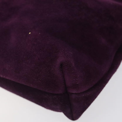 Salvatore Ferragamo Vala Shoulder Bag Suede, PURPLE, SUEDE, Shoulder bag