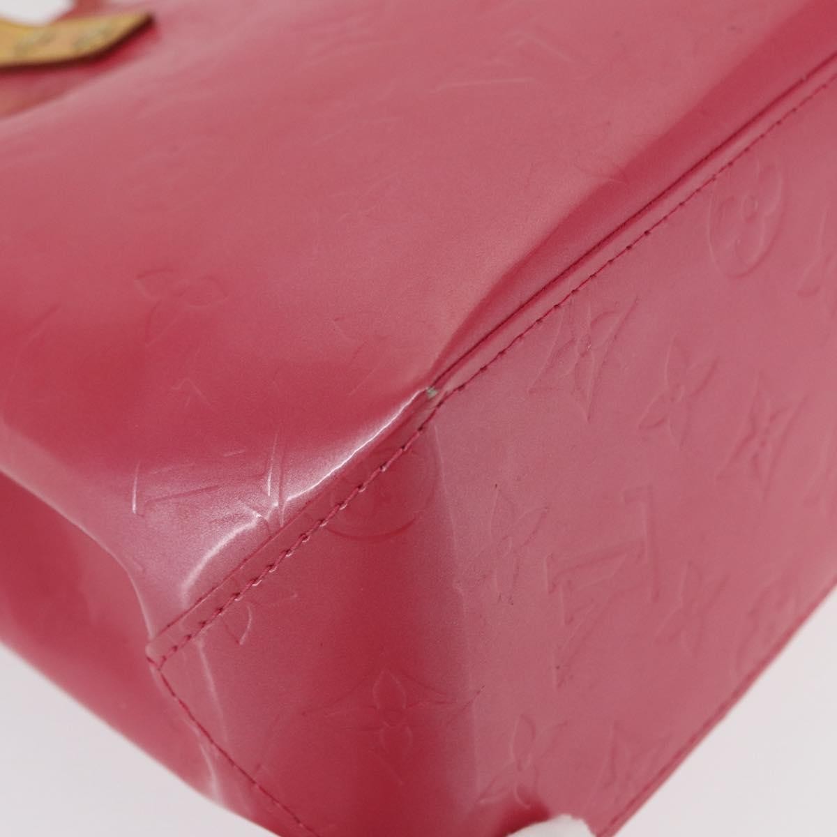 Louis Vuitton Reade Handbag Monogram Vernis, PINK, PATENT_LEATHER, Handbag