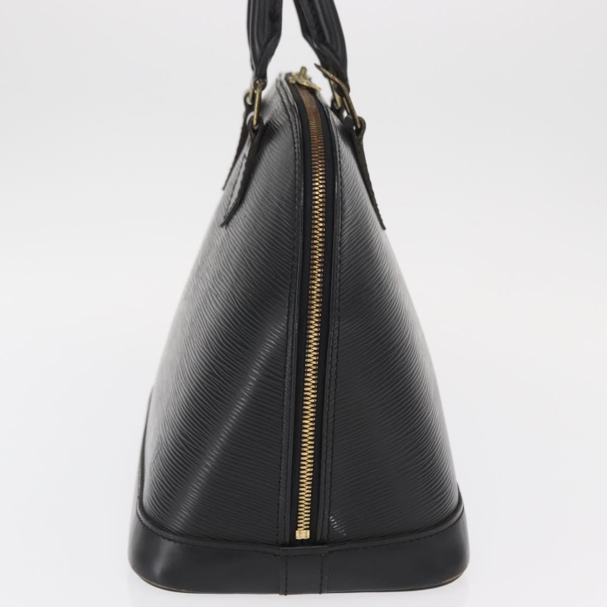 Louis Vuitton Alma Handbag Epi Leather, BLACK, LEATHER, Handbag