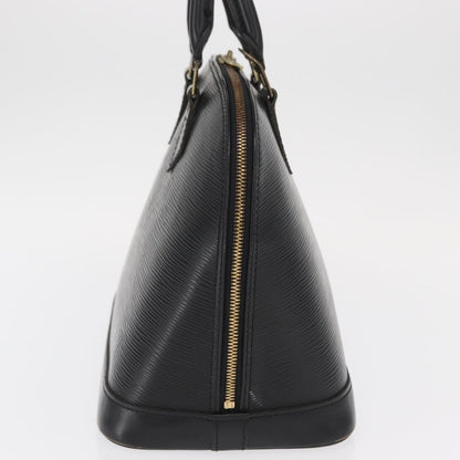 Louis Vuitton Alma Handbag Epi Leather, BLACK, LEATHER, Handbag