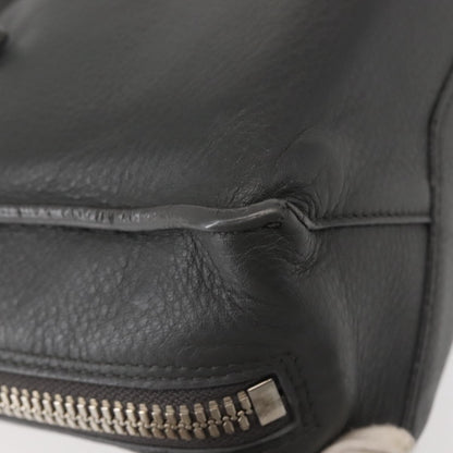 Balenciaga Papier A4 Zip Around Classic Studs Bag Leather, GRAY, LEATHER, Handbag