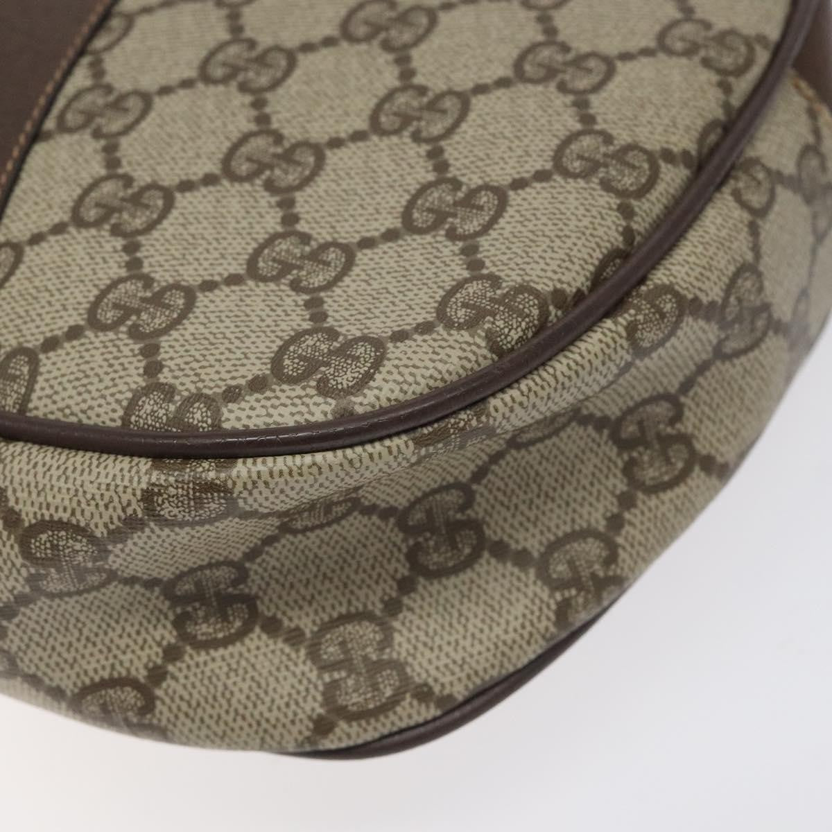 Gucci Sherry line pouch Canvas, BEIGE, PVC, Clutche & pouche