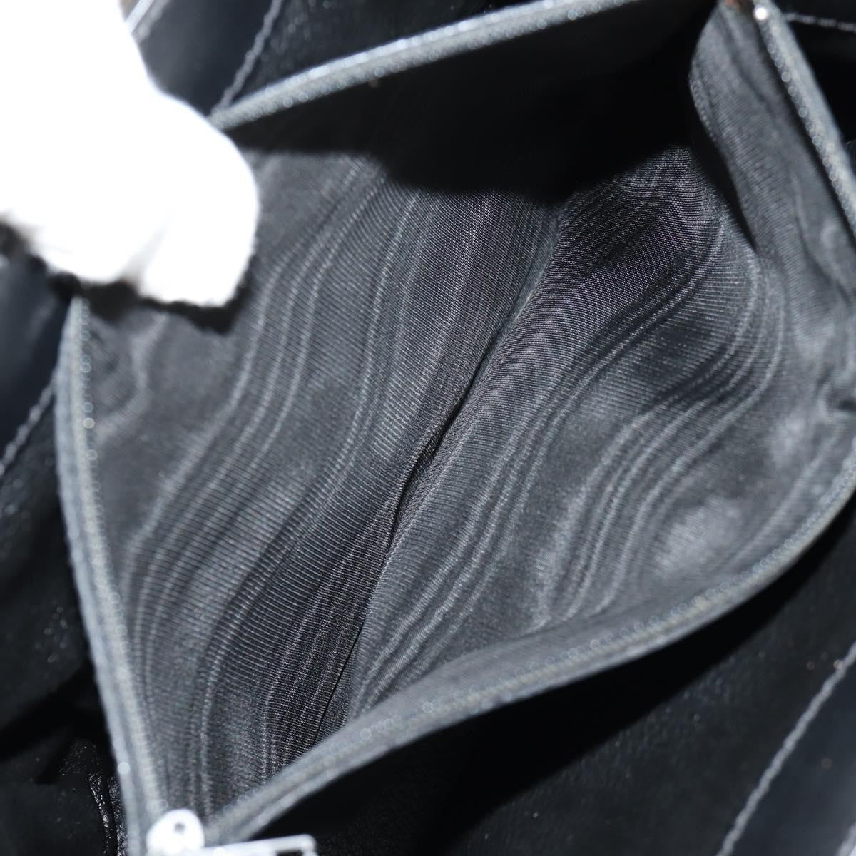 Celine Vintage Convertible Top Handle Bag Macadam Coated Canvas, BROWN, PVC, Handbag