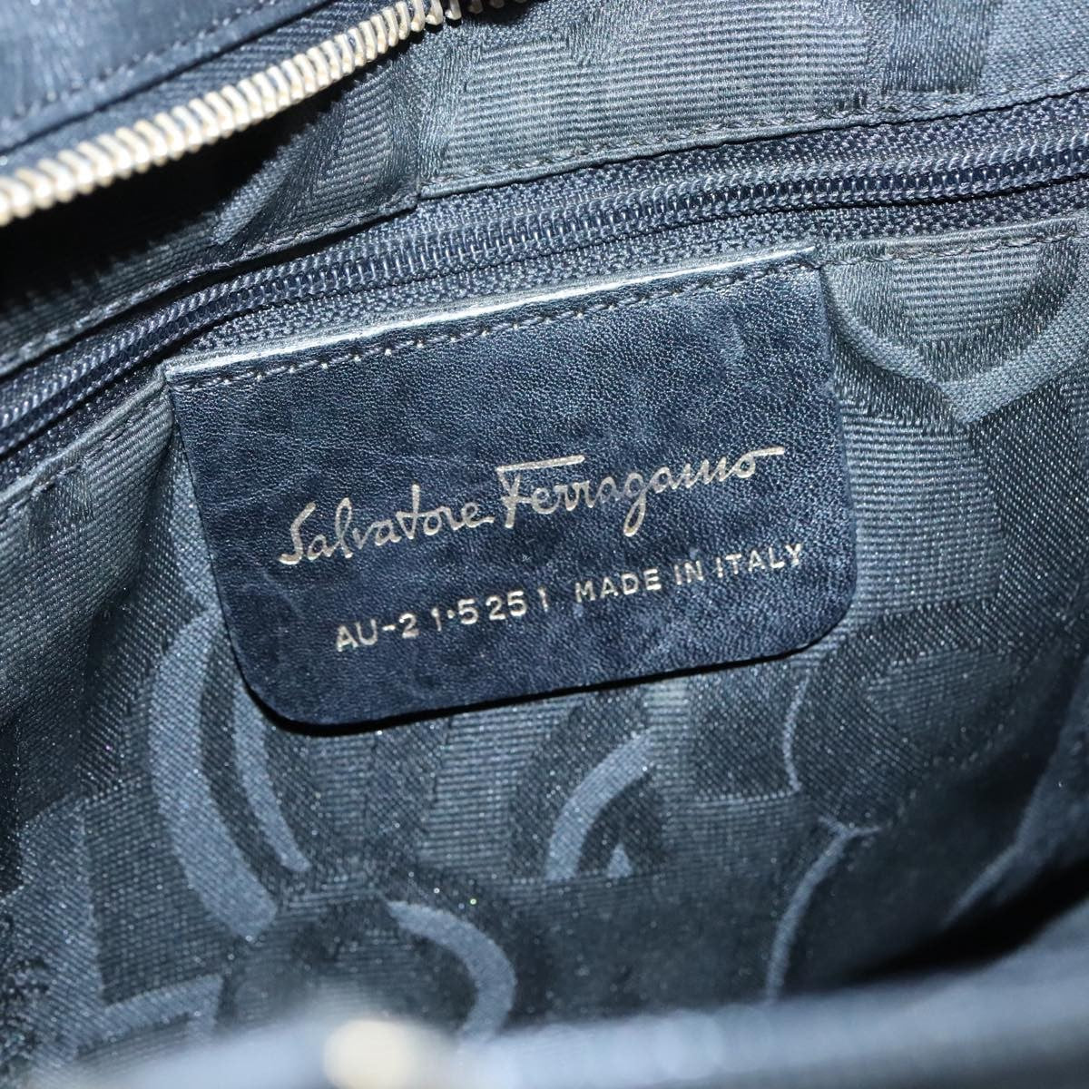 Salvatore Ferragamo Vala Handbag Canvas, BLACK, CANVAS, Handbag