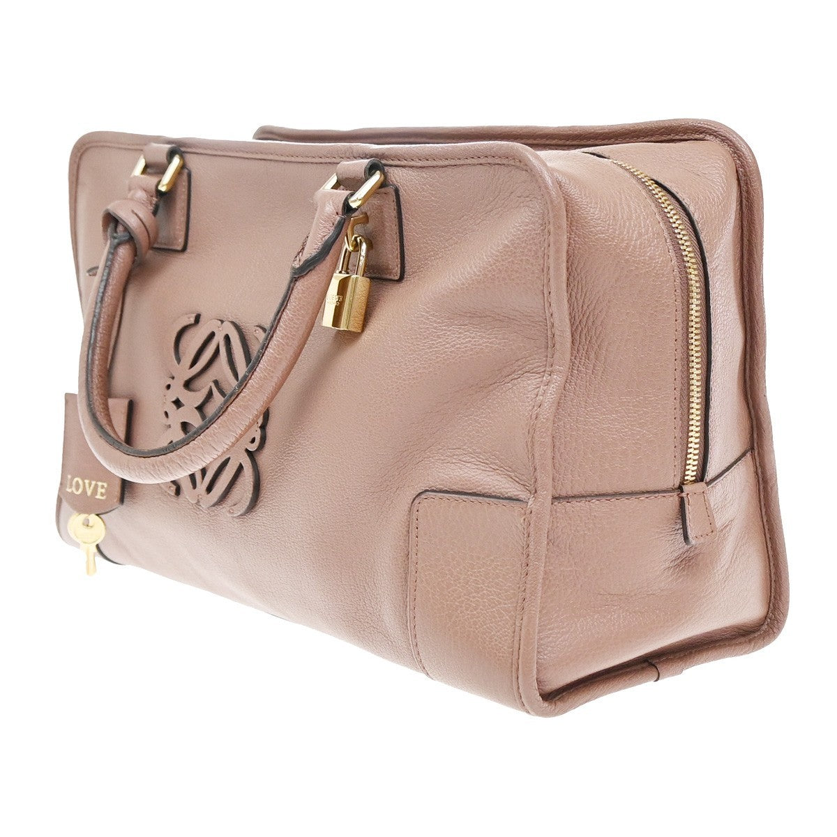 Loewe Amazona Bag Leather, PINK, LEATHER, Bag