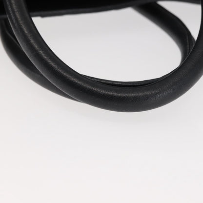 Celine Luggage Bag Denim and leather, BLACK, DENIM_JEANS, Handbag