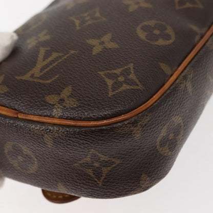 Louis Vuitton Pochette Gange Monogram Canvas, BROWN, CANVAS, Shoulder bag