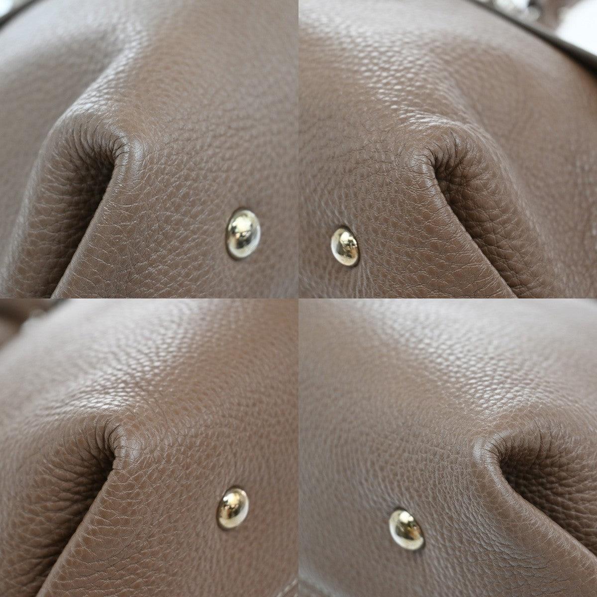 Salvatore Ferragamo Sofia Satchel Leather, BROWN, LEATHER, Handbag