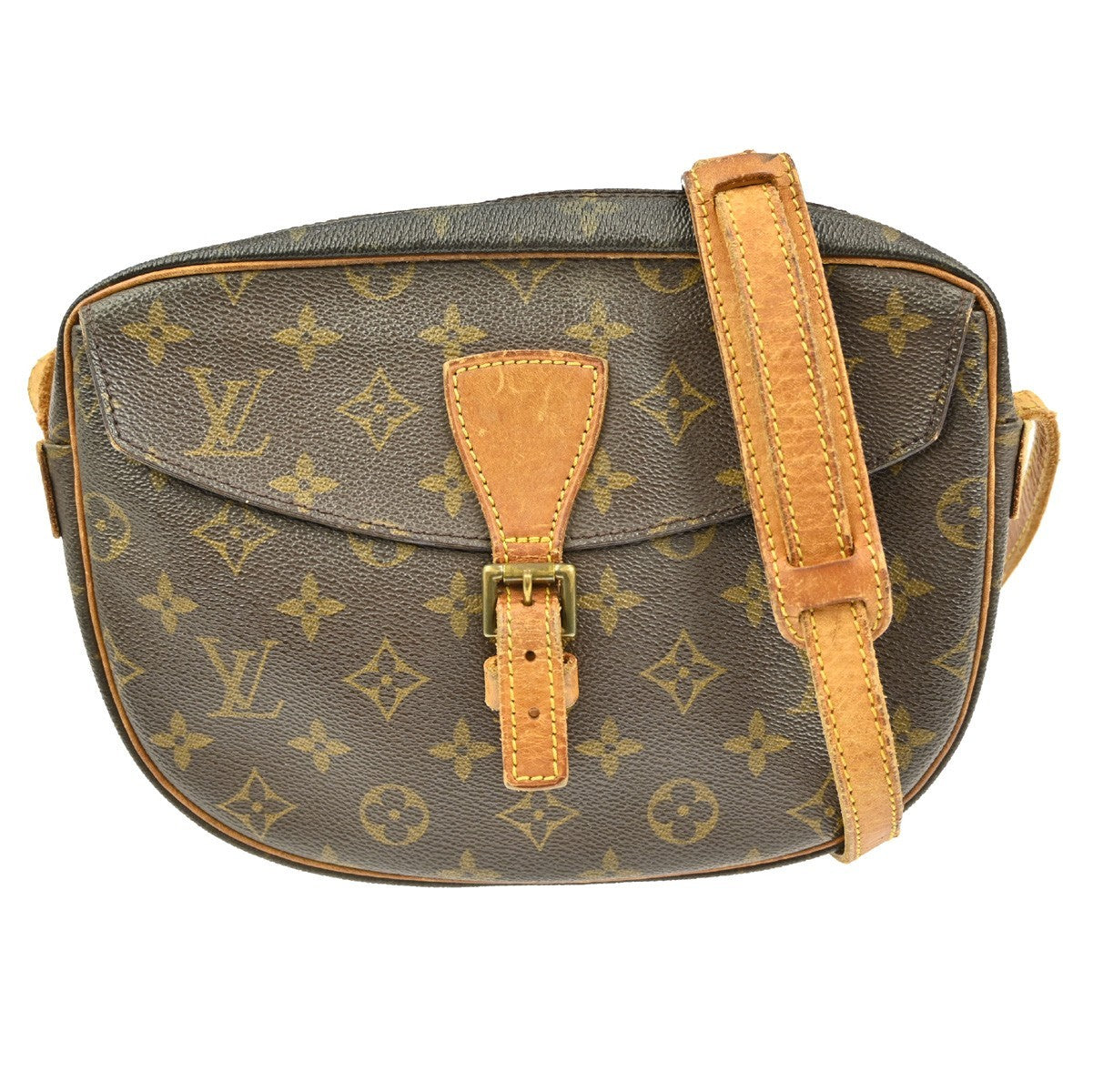 Louis Vuitton Jeune Fille Handbag Monogram Canvas, BROWN, CANVAS, Shoulder bag
