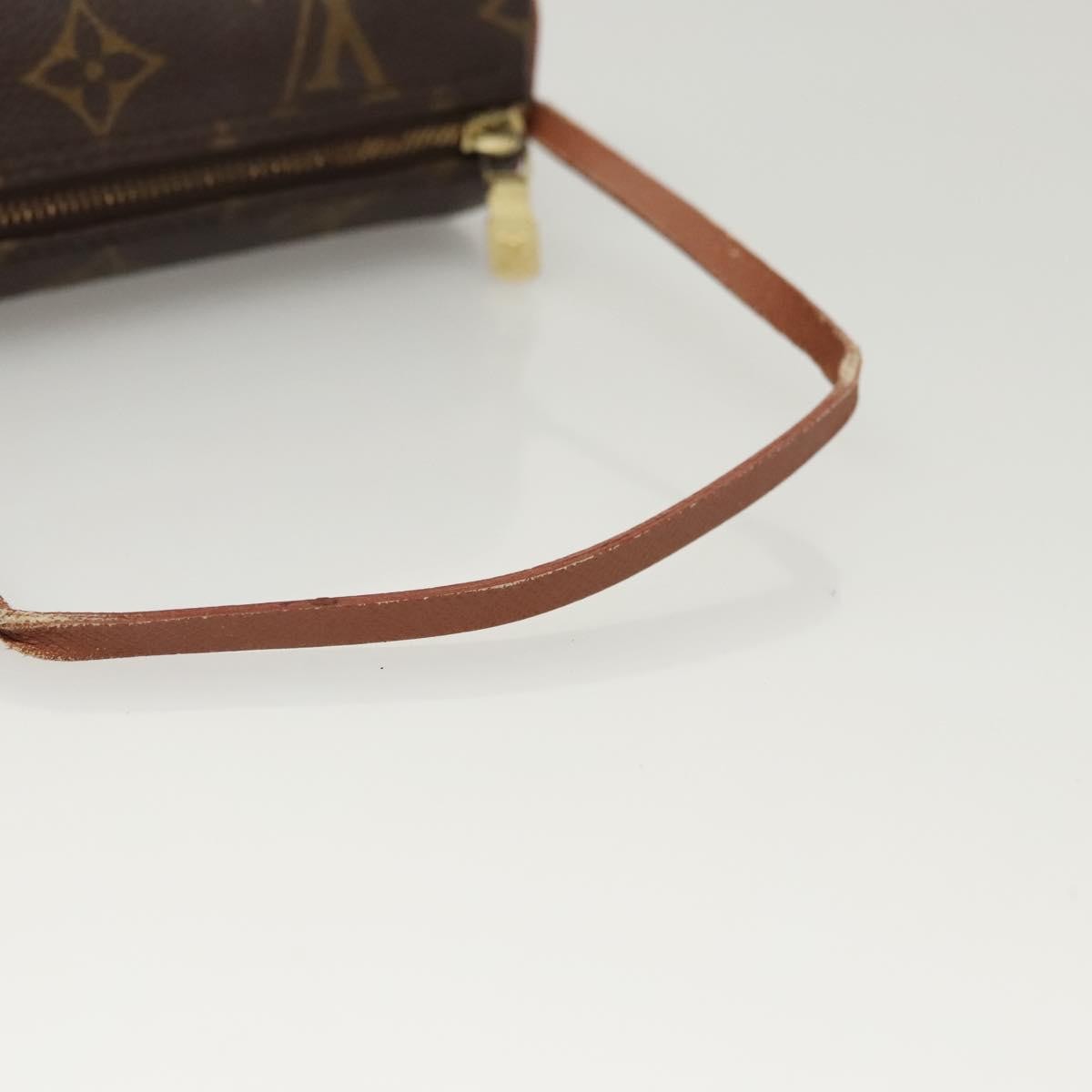 Louis Vuitton Papillon Pochette Monogram Canvas, BROWN, CANVAS, Clutche & pouche