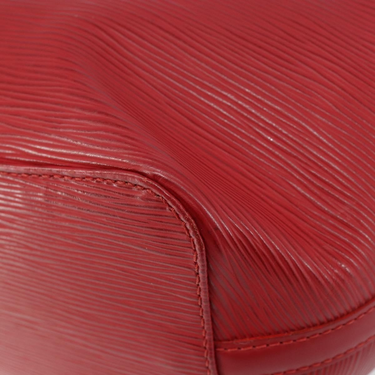 Louis Vuitton Mandara Handbag Epi Leather, RED, LEATHER, Shoulder bag