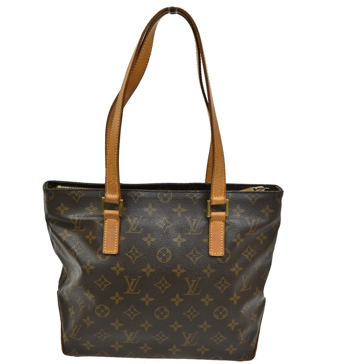 Louis Vuitton Cabas Piano Monogram Canvas, BROWN, CANVAS, Shoulder bag