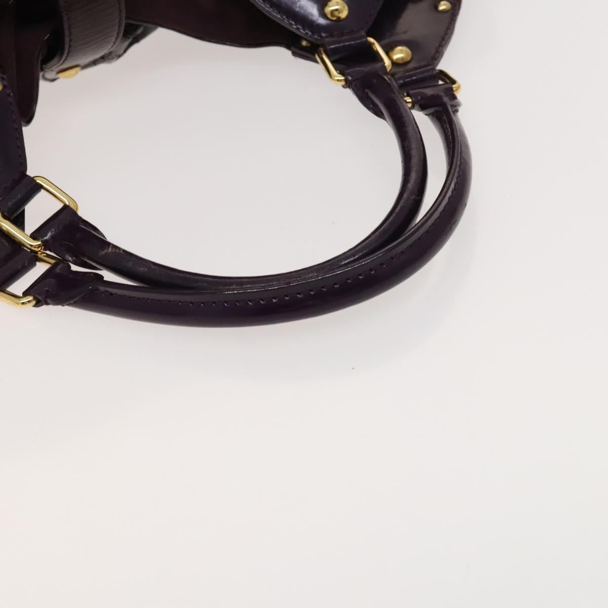 Louis Vuitton Surya Tote bag Mahina Patent Leather, PURPLE, CANVAS, Tote bag