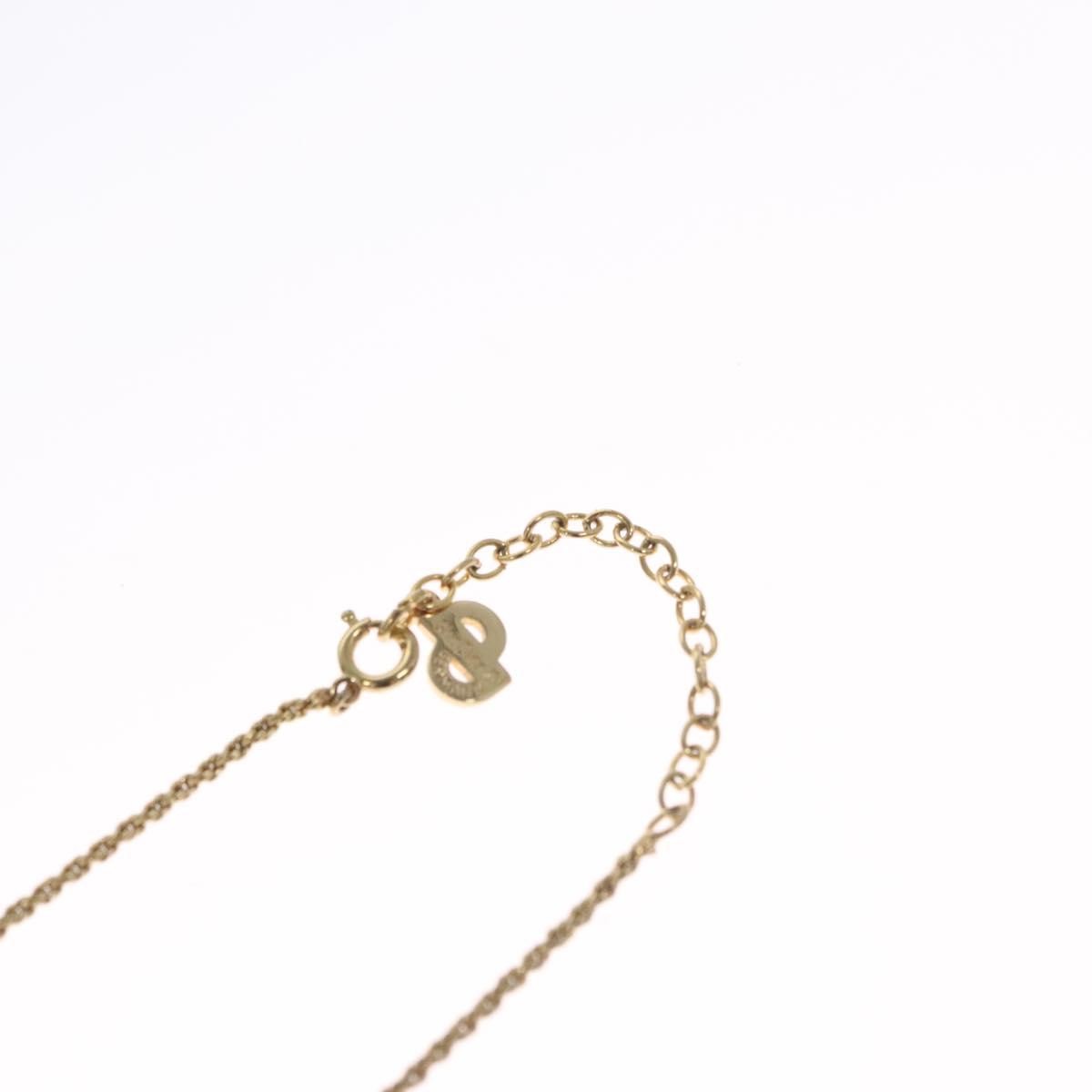 Christian Dior CD Pendant Necklace Gold-plated, GOLD, METAL, Necklace