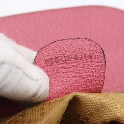 Gucci Vintage Bamboo Handle Bag Suede, PINK, SUEDE, Handbag