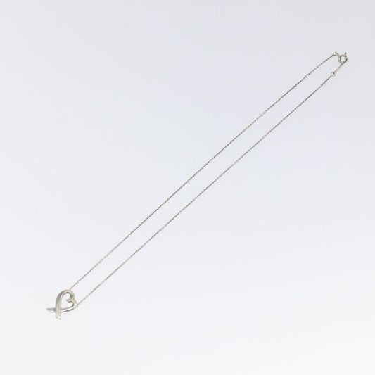 Tiffany & Co. Paloma Picasso Loving Heart Pendant Necklace Silver 925, SILVER, SILVER, Necklace