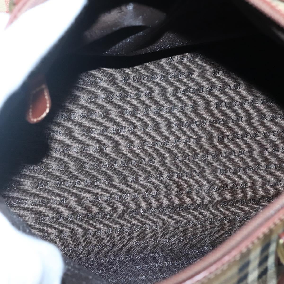 Burberry Chester Satchel Haymarket Coated Canvas, BEIGE, CANVAS, Handbag