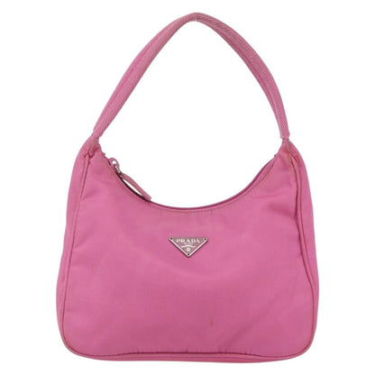 Prada Hobo Tessuto, PINK, NYLON, Handbag