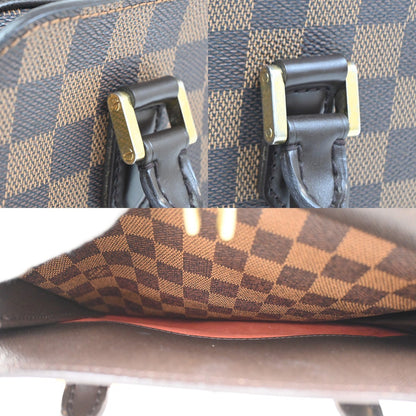 Louis Vuitton Triana Bag Damier, Brown, Leather, Handbag