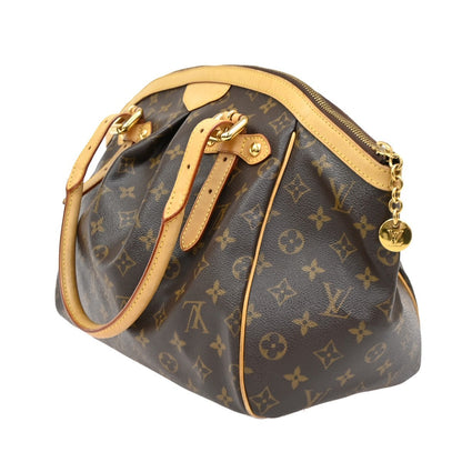 Louis Vuitton Tivoli Handbag Monogram Canvas, BROWN, CANVAS, Handbag