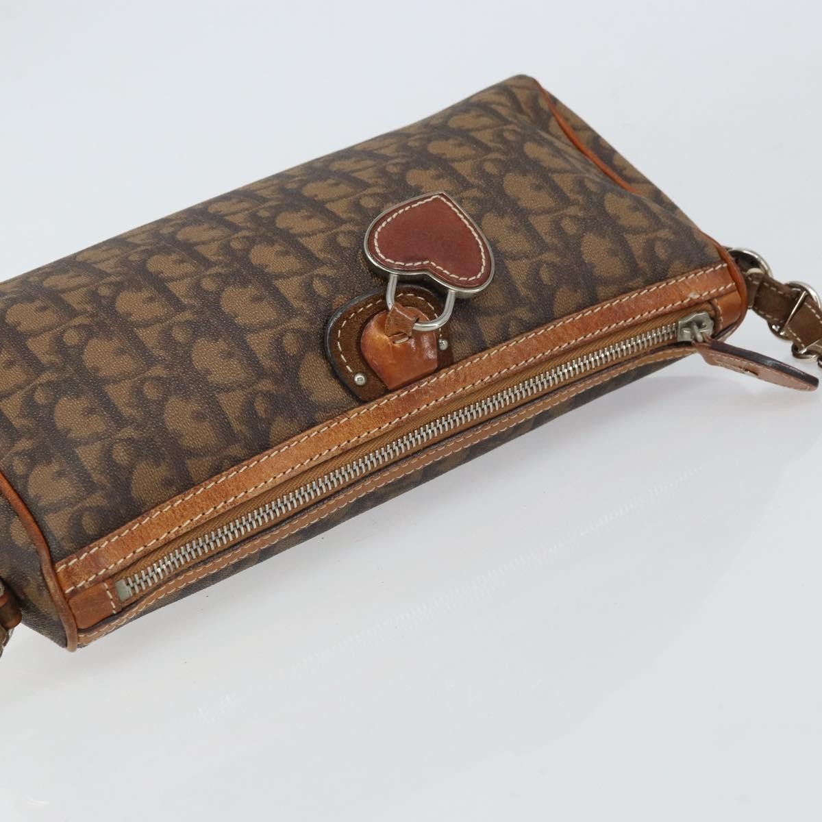 Christian Dior Trotter shoulder bag Canvas, BROWN, PVC, Shoulder bag