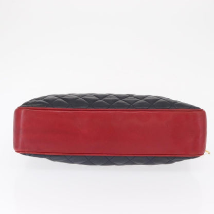 Chanel Chanel Bicolor Shoulder Bag Red/Navy leather bicolore, NAVY, LEATHER, Shoulder bag