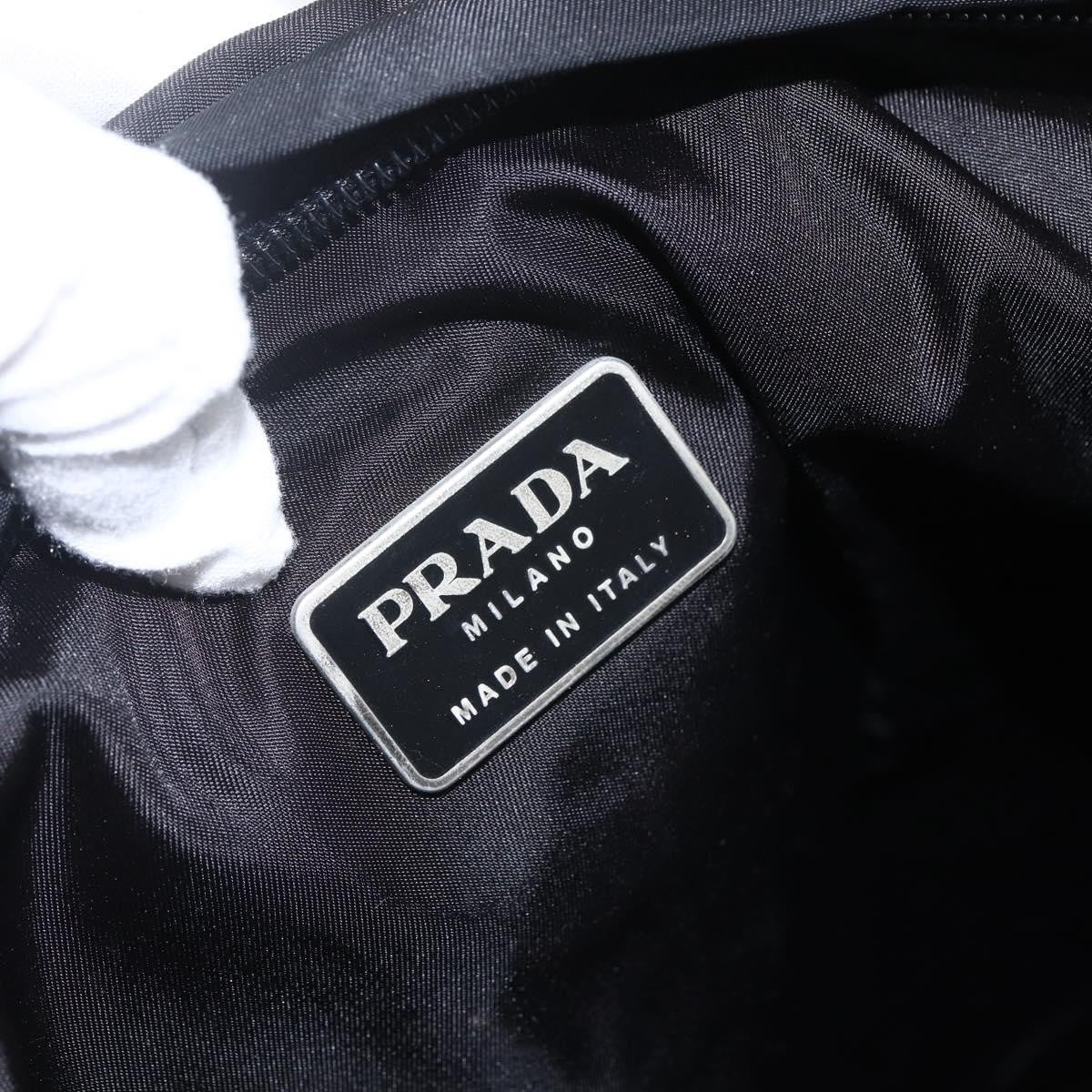 Prada Vintage Shoulder Bag Tessuto, BLACK, NYLON, Shoulder bag