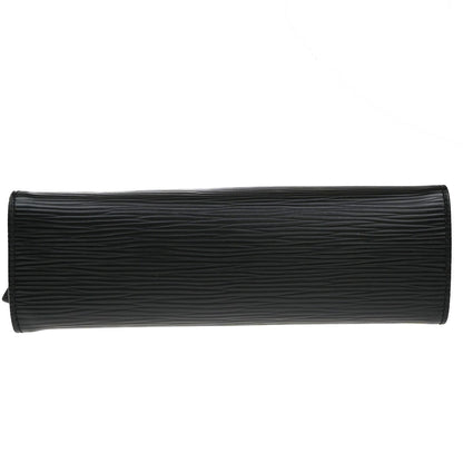 Fendi FENDI Logo Clutch Leather, BLACK, LEATHER, Clutche & pouche