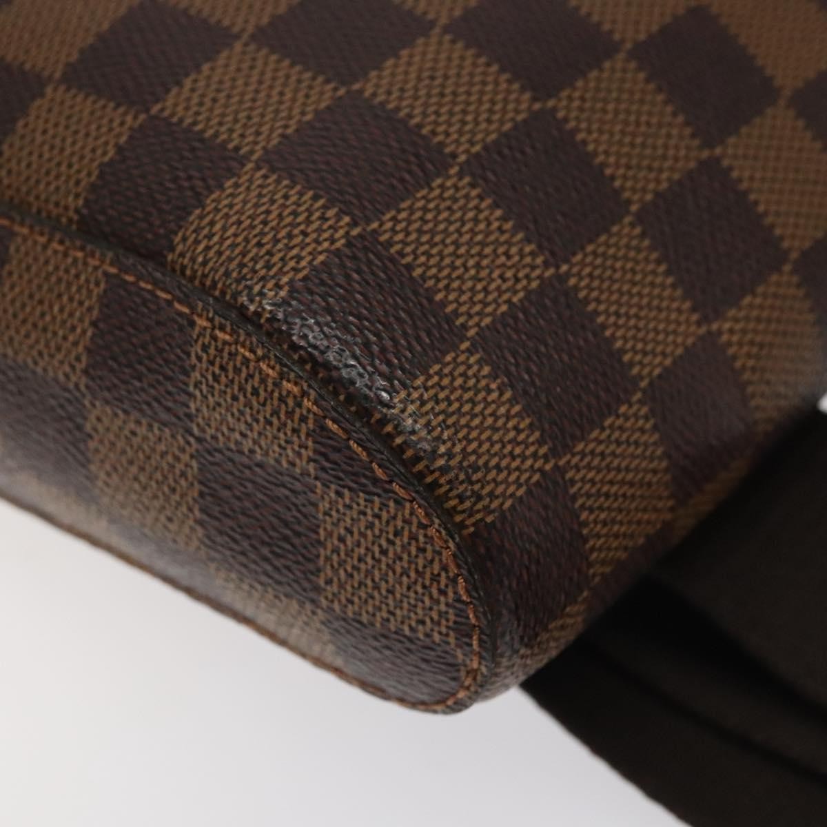 Louis Vuitton Geronimos Waist Bag Damier, BROWN, CANVAS, Clutche & pouche