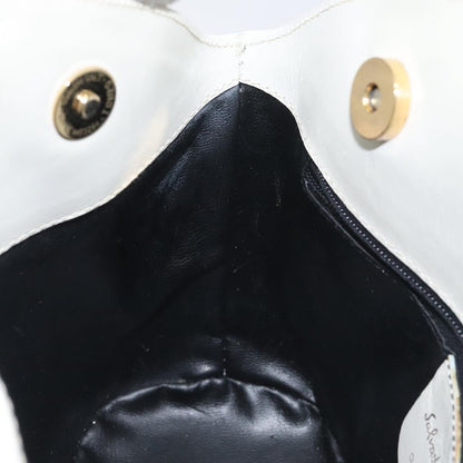 Salvatore Ferragamo Shoulder Bag Leather, WHITE, LEATHER, Shoulder bag