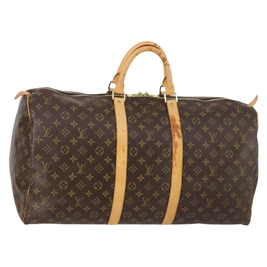 Louis Vuitton Keepall Bag Monogram Canvas, Brown, Canvas, Travel Bag