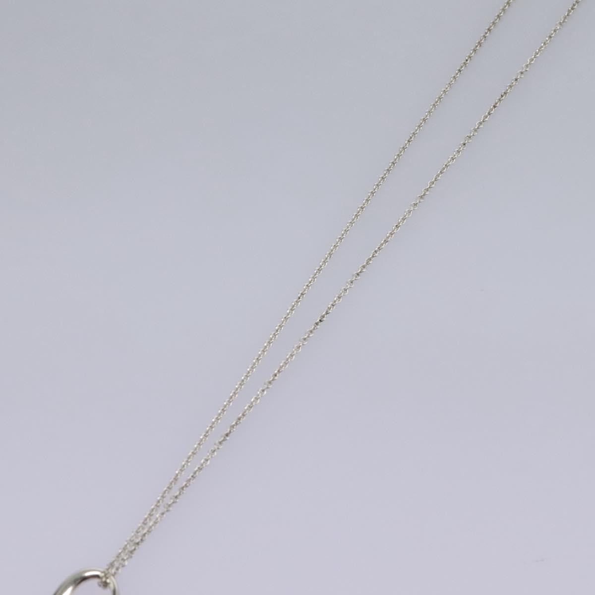 Tiffany & Co. Elsa Peretti Open Heart Pendant Necklace Sterling Silver, SILVER, SILVER, Necklace