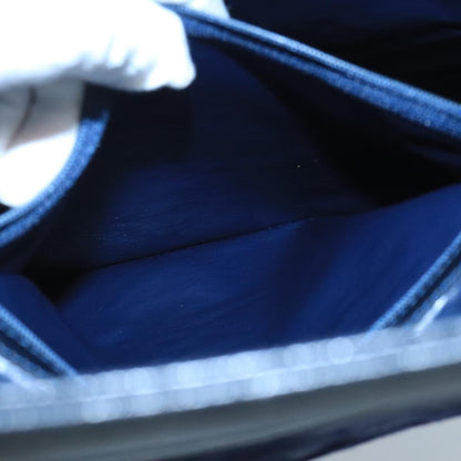 Celine C Macadam Handbag Canvas, NAVY, CANVAS, Handbag