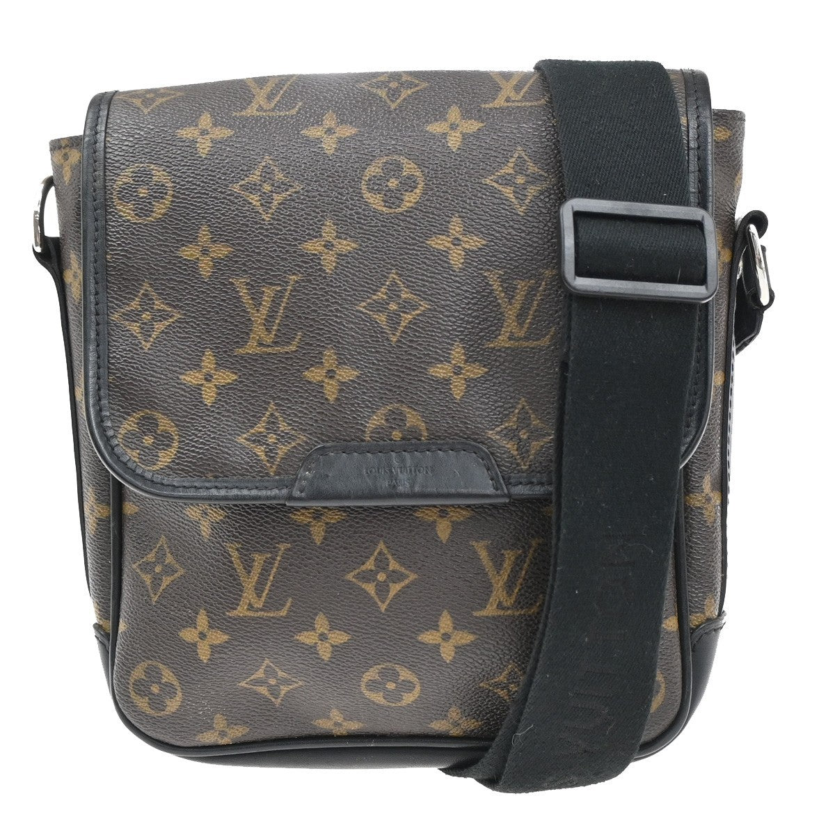Louis Vuitton Bass Messenger Bag Macassar Monogram Canvas, BROWN, CANVAS, Shoulder bag