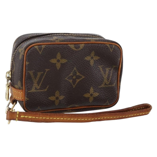 Louis Vuitton Wapity Trousse Pouch Monogram Canvas, BROWN, CANVAS, Clutche & pouche