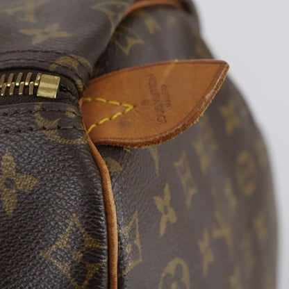 Louis Vuitton Keepall Bag Monogram Canvas, BROWN, CANVAS, Travel bag