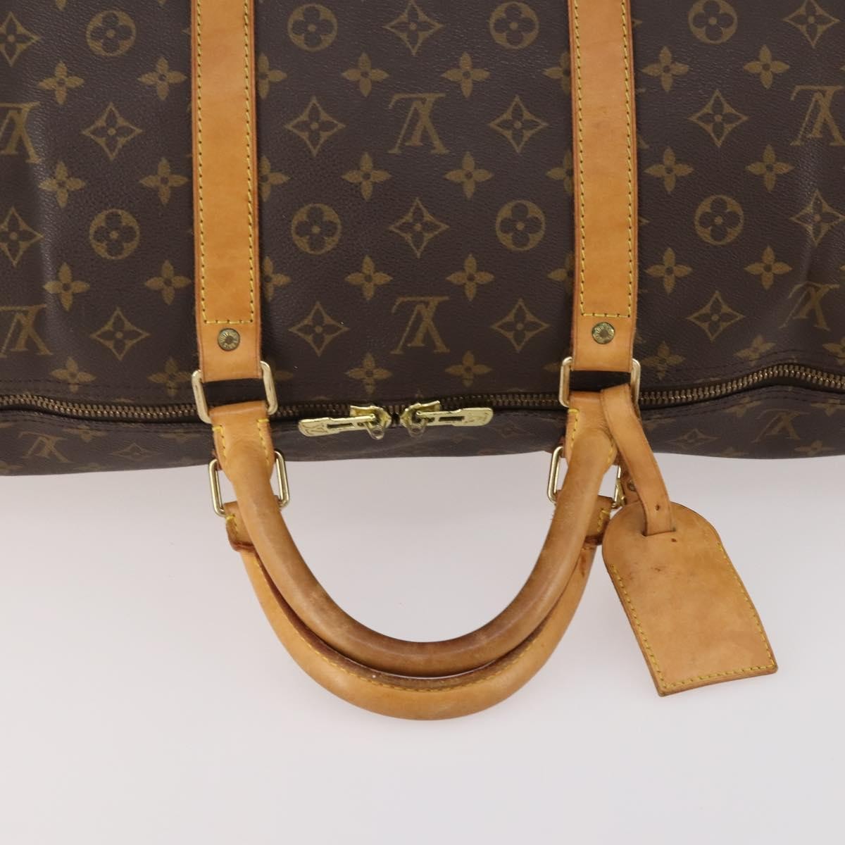 Louis Vuitton Keepall Bandouliere Bag Monogram Canvas, Brown, Canvas, Travel Bag