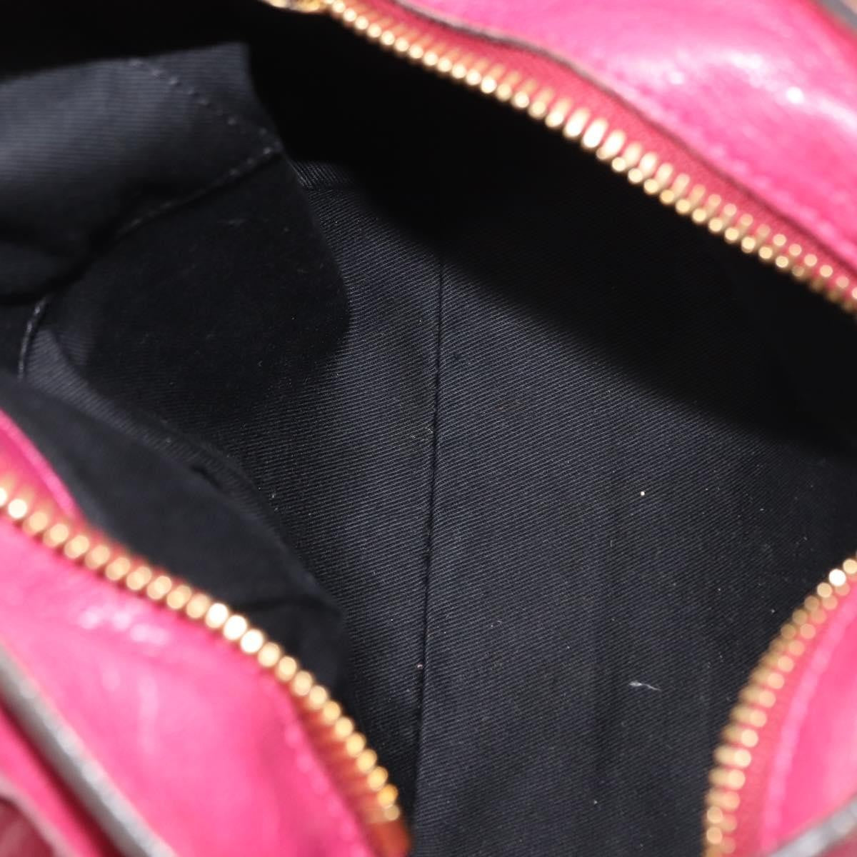 Chloe Ethel Handbag Leather, PINK, LEATHER, Handbag