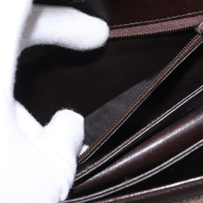 Celine Vintage Horse Carriage C Macadam Shoulder Bag Canvas and Leather, BEIGE, CANVAS, Shoulder bag